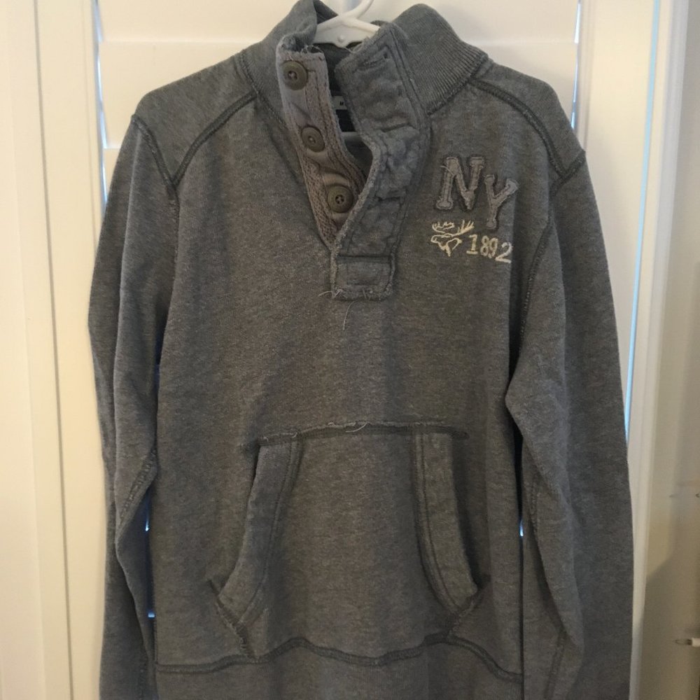 Boy's Abercrombie Quarter-Button Pullover